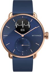 Withings ScanWatch Hybrid Smartwatch mit EKG 38 mm Pulsuhr Fitness-Uhr rosegold 