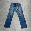 JACK & JONES Herren Jeans Hose W31 L32 Anti Form Straight 12405 Blau Denim