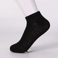 5 Paare Modische, solide, niedrig geschnittene Socken, atmungsaktiv, Unisex