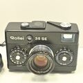 Rollei 35 SE black; (Zeiss) Sonnar 40mm f/2,8, ca. 1980; neuer Service!