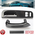 Für VW GOLF 4 IV BORA 99-05 TÜRGRIFF BLENDEN ZUZIEHGRIFF INNEN CARBON TÜRGRIFF