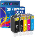 30x Patronen für Canon PGI525 CLI526 IP4950 IX6550 MG5250 MG5350 MG6250 MG8240