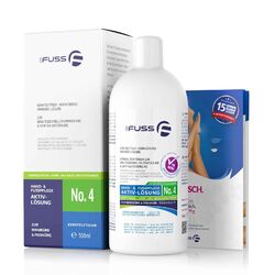 Mr. Fuss No. 4 Fußpflege Hornhautentferner Lösung 500 ml und Nagelhautentferner