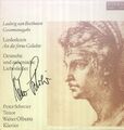 Beethoven - Lieder, Songs signed LP, Peter Schreier mit Autogramm