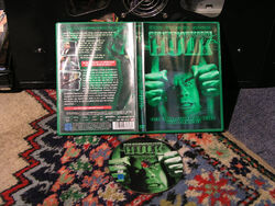 Der  Unglaubliche Hulk vor Gericht   DVD ist sehr gut erhalten !!!