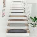 [en.casa] 15x Stufenmatten Treppenmatte Treppenteppich Treppenschoner Teppich