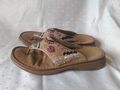 Rieker Gr. 41 Damen Comfort Sandalen Sandaletten Slipper Sommer 