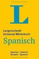 Langenscheidt Universal-Wörterbuch Spanisch: Spanisch-De... | Buch | Zustand gut