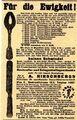 Silber-Essbesteck Garnituren einer US-Patent-Siblerfabrik verkauft ...Ad 1910