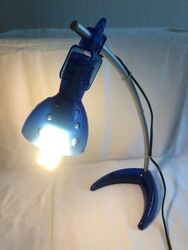 IKEA Designlampe Schreibtischlampe Tischlampe Tischleuchte Typ A0207 blau 220V
