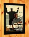 Grand Theft Auto GTA San Andreas PS2 Promo Werbeblatt Gerahmt Poster / Ad Framed