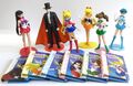 Sailor Moon Komplettset 6 Handelsfiguren Preziosi Sammlung