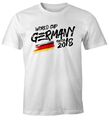 Herren Fan-Shirt Deutschland WM 2018 Fußball Weltmeisterschaft Trikot Flagge