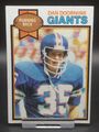 1979 Topps NFL Football Dan Doornink New York Giants RC Rookie Karte #492