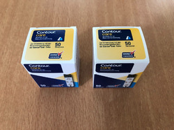 2 x Contour Care Blutzucker- Teststreifen  100 Stück Haltbarkeit 10/2024 07/2025