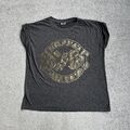 AC/DC Herren Hard Rock Band T-Shirt Ärmellos Gr. 16/L World Tour ´80 A16315 Grau