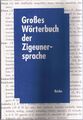 Großes Wörterbuch der Zigeunersprache  Buske, Buchzustand gut