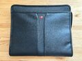 Wenger Padfolio Portfoliomappe Swiss Gear mit Taschenrechner Reißverschluss schwarz