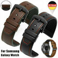 Echtes Leder Armband Für Samsung Gear S3 Classic/Frontier Galaxy Watch 45mm 46mm