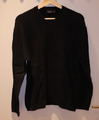 MEXX Herren Strickpullover Pullover schwarz Gr. M *** USED LOOK Kurzgröße