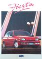 Ford Fiesta 02/91 Prospekt Brochure Broszura Folleto Catalogue