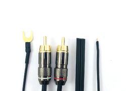 Kabel Plattenspieler RCA Phono Technics SL 1210 MK2 3 5 Mit Masse Draht 4Z