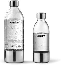 AARKE 2x PET Flasche für Wassersprudler Carbonator 3 BPA-frei 800 ml + 450 ml