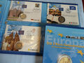Vatikan 2005 2 € Gedenkm. + Deutschland BRD 2006 + Italien 2005 als Europa Numis
