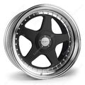 17 Zoll schwarze F5 Alufelgen passt Opel Adam Ascona Astra Corsa Kadett 4x100