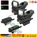 4 Reticles Grün Rot Dot Sight Visier Leuchtpunktvisier Reflex für 20mm Schiene