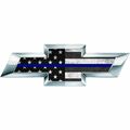 2 Thin Blue American Flag Silverado Universal Chevy Vinyl Emblem Aufkleber