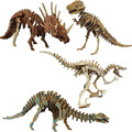 Kinder 3D Holzpuzzle Dinosaurier Baukasten - Hölzerne 3D Puzzle Holzhandwerk Kin