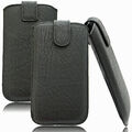 Handytasche für HTC One X10 / U11 Schutz-hülle Etui faltig schwarz Case