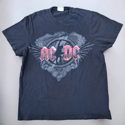 Starworld AC/DC tshirt Rock Black Ice Tour 2008/2009 da collezione tg.L