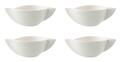 Villeroy & Boch NEW WAVE 4er Set Suppen-Obertasse oval 29.5cm weiß Porzellan
