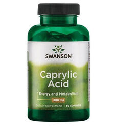 Swanson Caprylsäure 600mg 60 Softgels