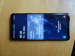Samsung Galaxy S9 SM-G960F/DS - 64GB - Midnight Black (Ohne Simlock) (Dual-SIM)