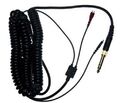 Original Sennheiser HD25 C II gewundenes Kabel - 3,0 m gerader Stecker & Adapter 523877