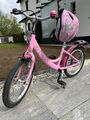 Fahrrad für Kinder / Mädchen Fahrrad Pink inkl. Helm 