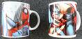 2x Marvel Tasse Cup Tumbler - Wolverine, Spider-Man Tasse - Marvel