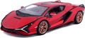 Bburago 18-21099 - Modellauto Lamborghini Sian FKP 37 (rot, Maßstab 1:24) Auto