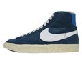 Nike Blazer Mid Suede Vintage Damen Sneaker  blau Gr 36,5 NEU 518171 407 Leder