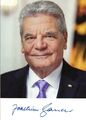 Autogrammkarte Joachim Gauck, Bundespräsident a.D. , 10x15 cm Autogramm, Politik