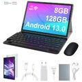 10,1 Zoll Tablet PC 8GB RAM 128GB ROM Tab Android 13 WiFi 5G LTE Tablet Keyboard
