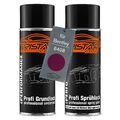 Autolack Spraydosen Set für Bentley 6408 Magenta Perl Grundlack Basislack