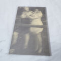 Vintage Französische nackte Postkarte Fotokarte  Nude Akt Erotik  (AA8)