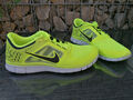 Neue Nike Free Run 3.0 Rarität 2011 Volt 46 grün Sneaker 510642 702 Schuhe US12 