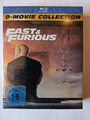 FAST & FURIOUS - 9-MOVIE COLLECTION - BLU-RAY, NEU; OVP