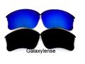 Galaxy Ersatzgläser Für Oakley Flak Jacket Xlj Sonnenbrille Schwarz & Blau