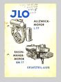 ILO Zweitaktmotor L 77  RM RM 77 Ersatzteilliste Original 1969